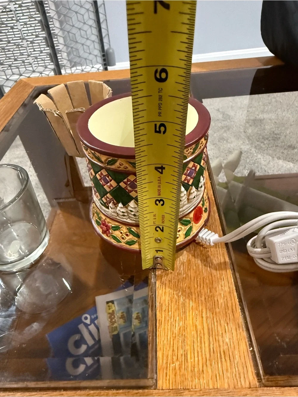 Jim Shore Christmas Electric votive Candle Warmer New